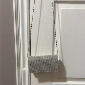 Elegant Silver Clutch Bag